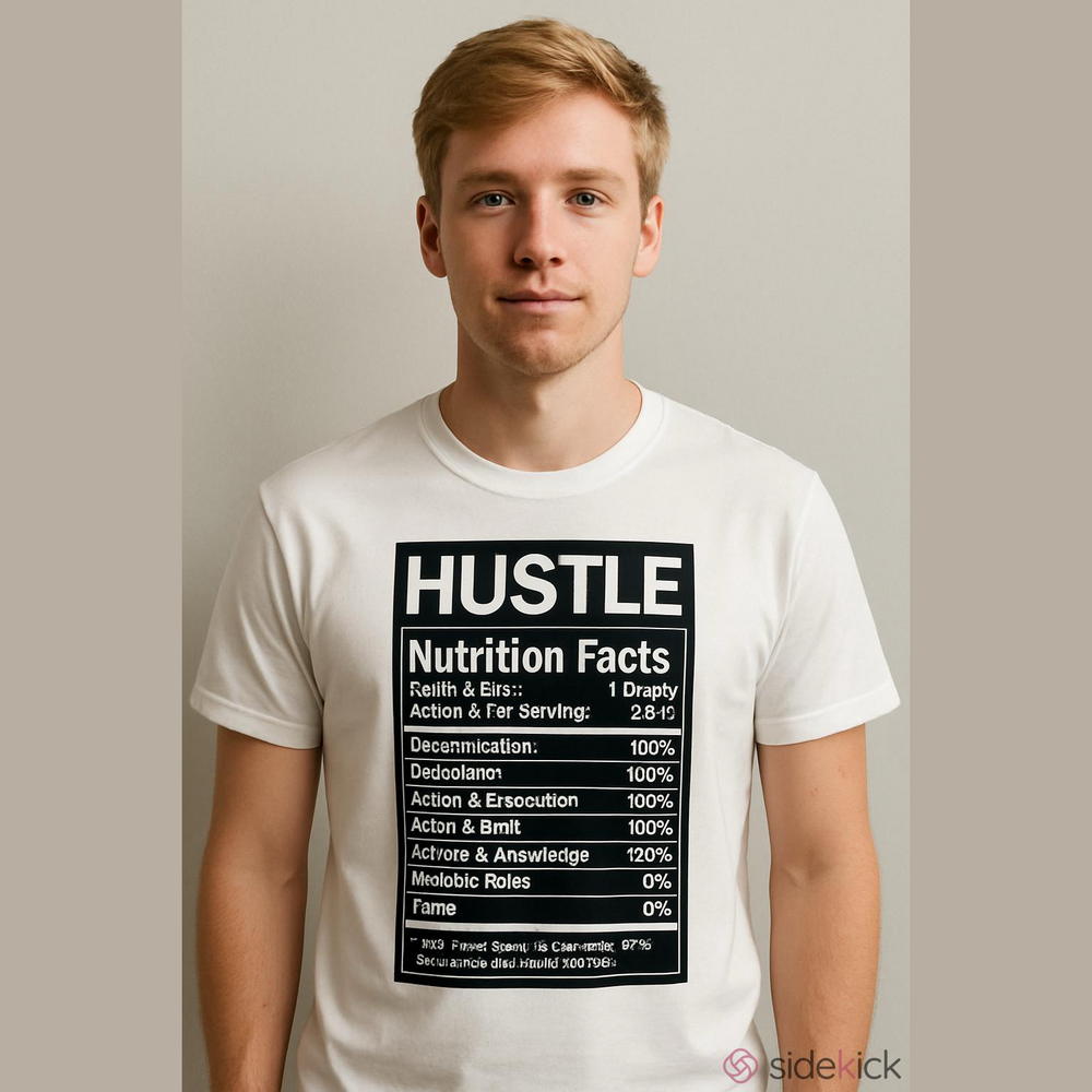 Hustle tshirt any size
